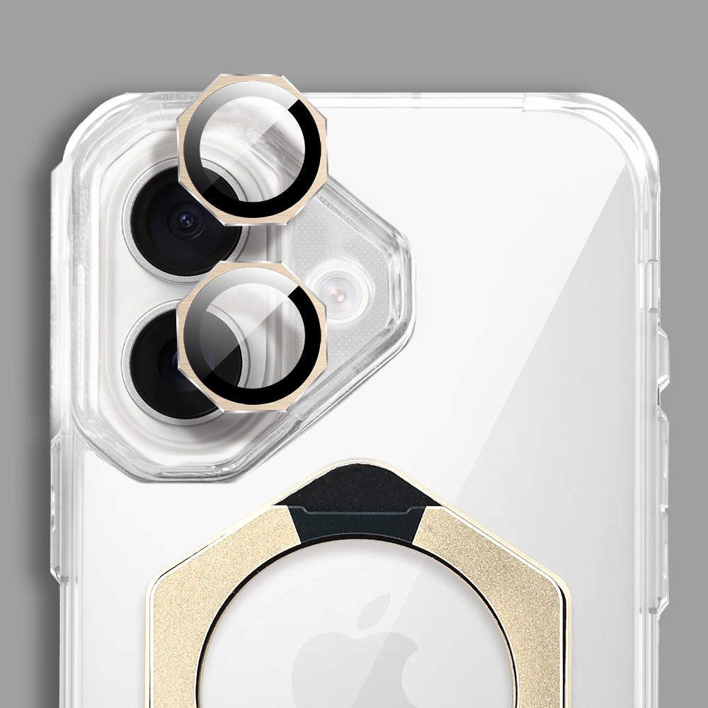 Etui do iPhone 16 HexArmor Skin Stand, twarde z podstawką, tytan pustynny (1)
