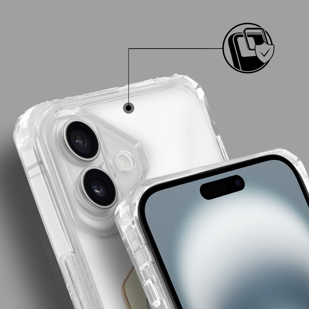 Etui do iPhone 16 HexArmor Skin Stand, twarde z podstawką, tytan pustynny (7)