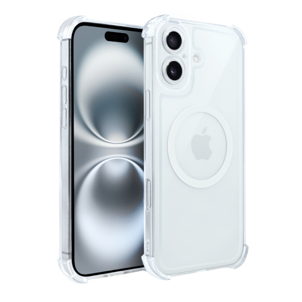 Etui do iPhone 16 Magsafe Luxury Anti-Shock Lens Protect, przeźroczyste