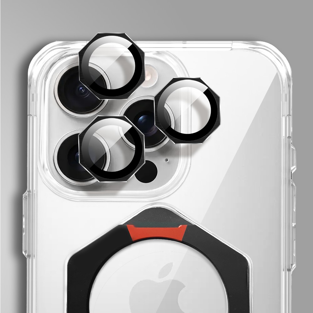 Etui do iPhone 16 Pro Max HexArmor Skin Stand, twarde z podstawką, czarne (1)