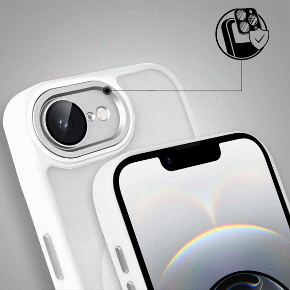 Etui do iPhone 16e Color Flush Frame z MagSafe, białe (6)