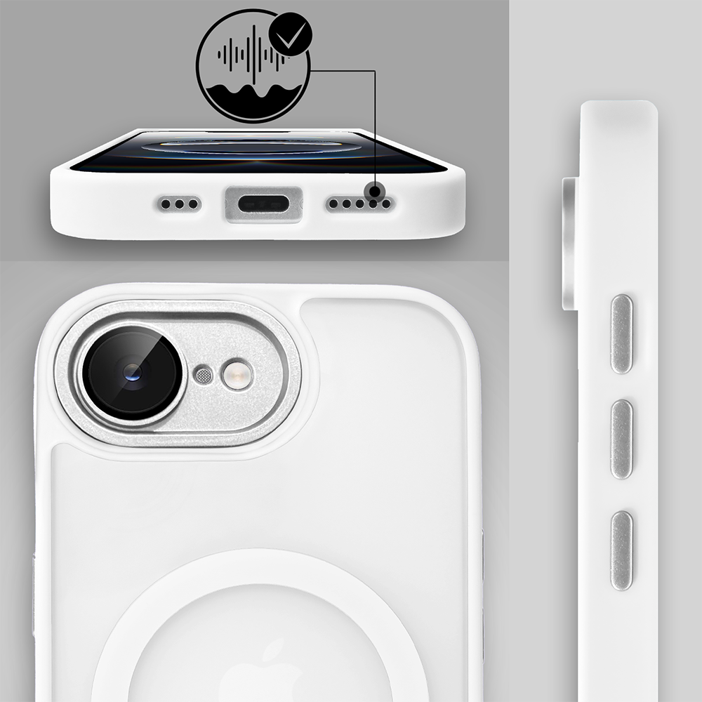 Etui do iPhone 16e Color Flush Frame z MagSafe, białe (7)
