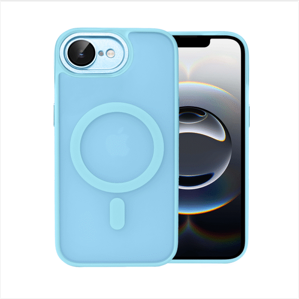 Etui do iPhone 17e Color Flush z MagSafe, z osłoną aparatu, błękitne