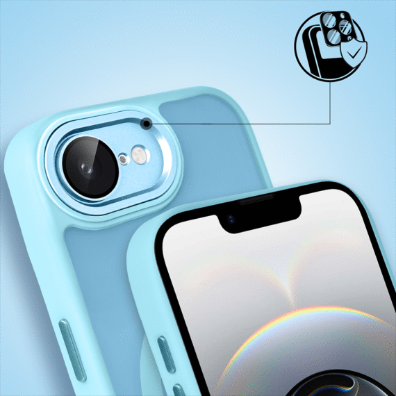 Etui do iPhone 16e Color Flush Frame z MagSafe, błękitne (6)