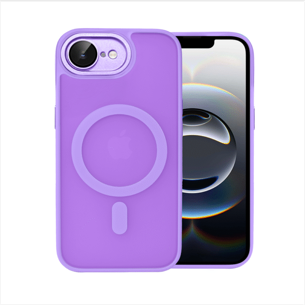 Etui do iPhone 17e Color Flush z MagSafe, z osłoną aparatu, fioletowe