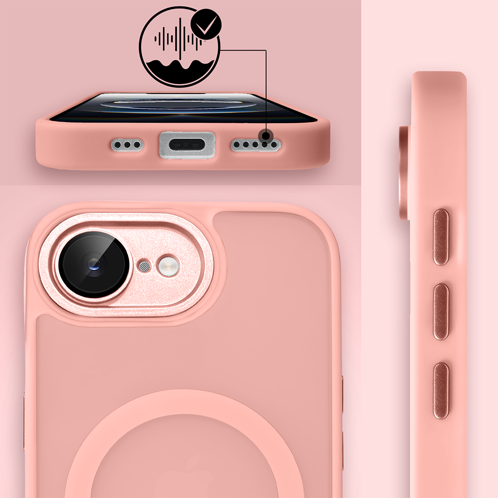 Etui do iPhone 16e Color Flush Frame z MagSafe, różowe (8)