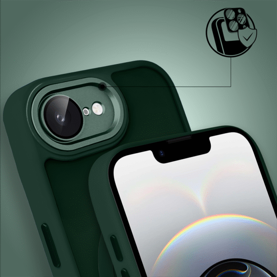 Etui do iPhone 16e Color Flush Frame z MagSafe, zielone (6)