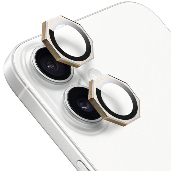 Metalowa osłona obiektywów szkło na aparat iPhone 16 Tytan-1_