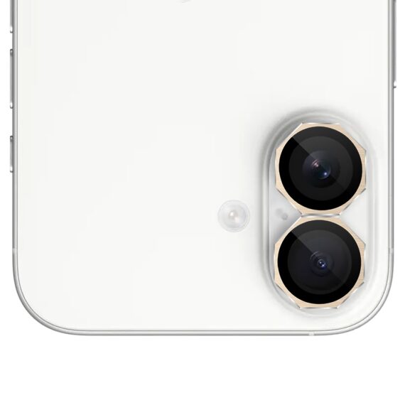 Metalowa osłona obiektywów szkło na aparat iPhone 16 Tytan-3_