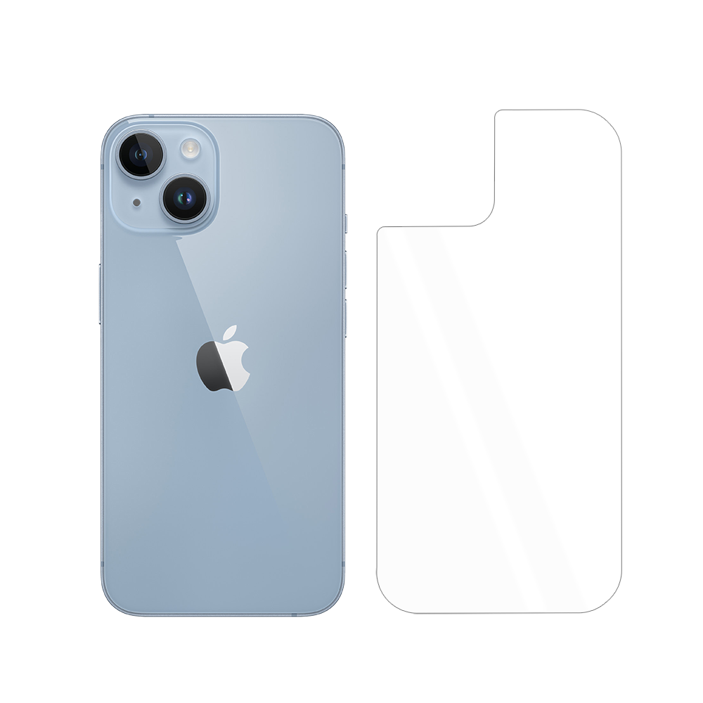 Szkło hartowane 9H wzmacniane na tył obudowy do iPhone 14 (4)