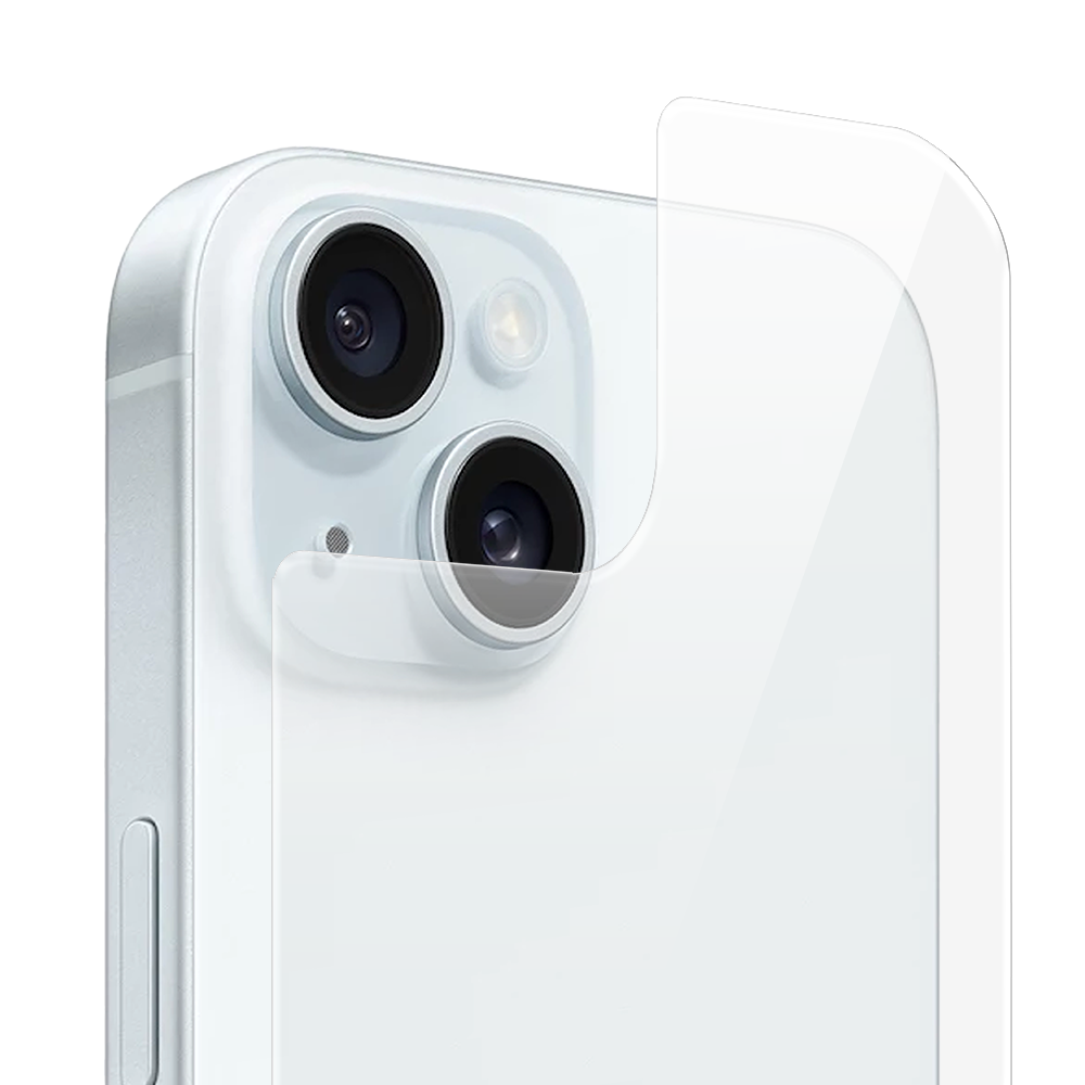 Szkło hartowane 9H wzmacniane na tył obudowy do iPhone 15 (2)