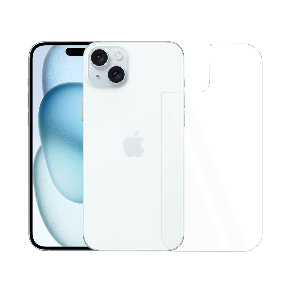 Szkło hartowane 9H wzmacniane na tył obudowy do iPhone 15 (3)