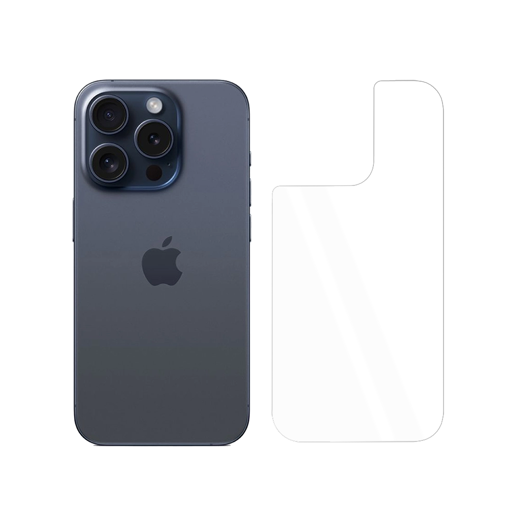 Szkło hartowane 9H wzmacniane na tył obudowy do iPhone 15 Pro Max (1)