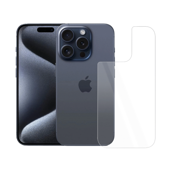 Szkło hartowane 9H wzmacniane na tył obudowy do iPhone 15 Pro Max (3)