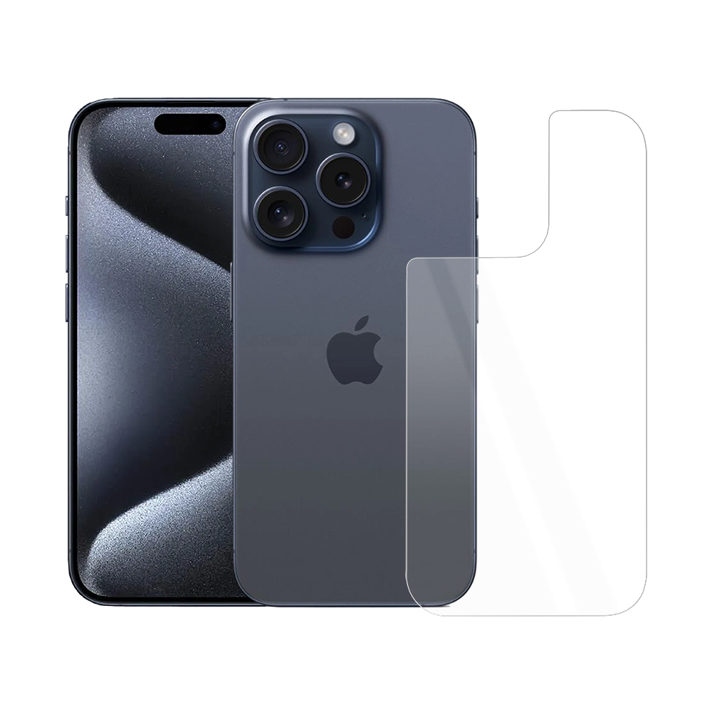 Szkło hartowane 9H wzmacniane na tył obudowy do iPhone 15 Pro Max (3)