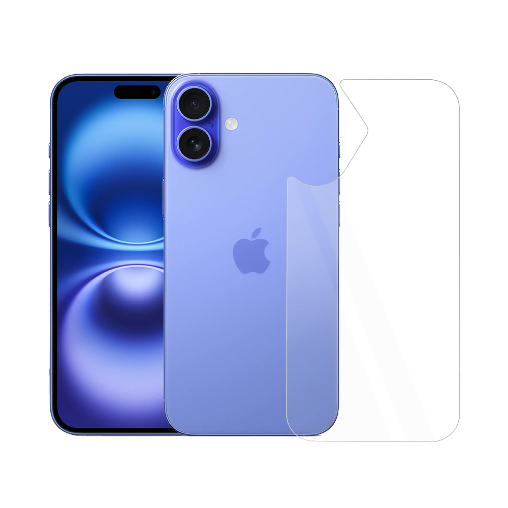 Szkło hartowane 9H wzmacniane na tył obudowy do iPhone 16 (2)