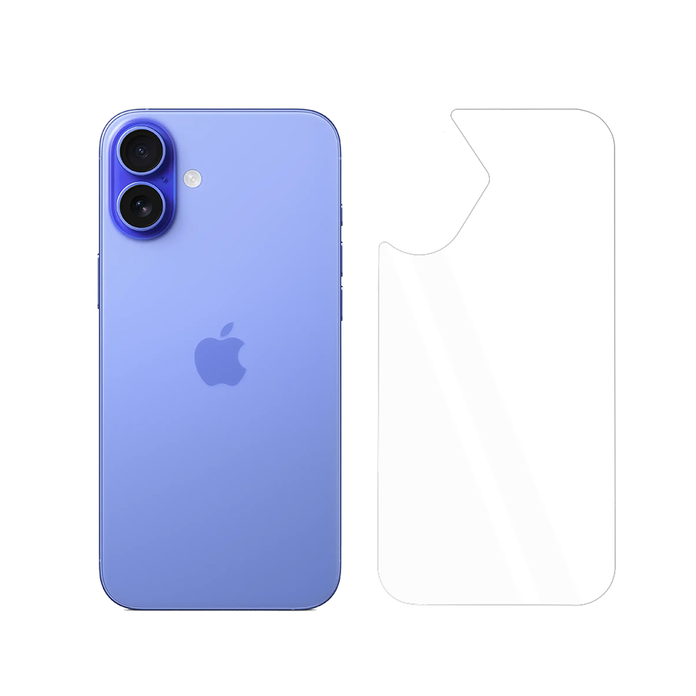 Szkło hartowane 9H wzmacniane na tył obudowy do iPhone 16 (4)