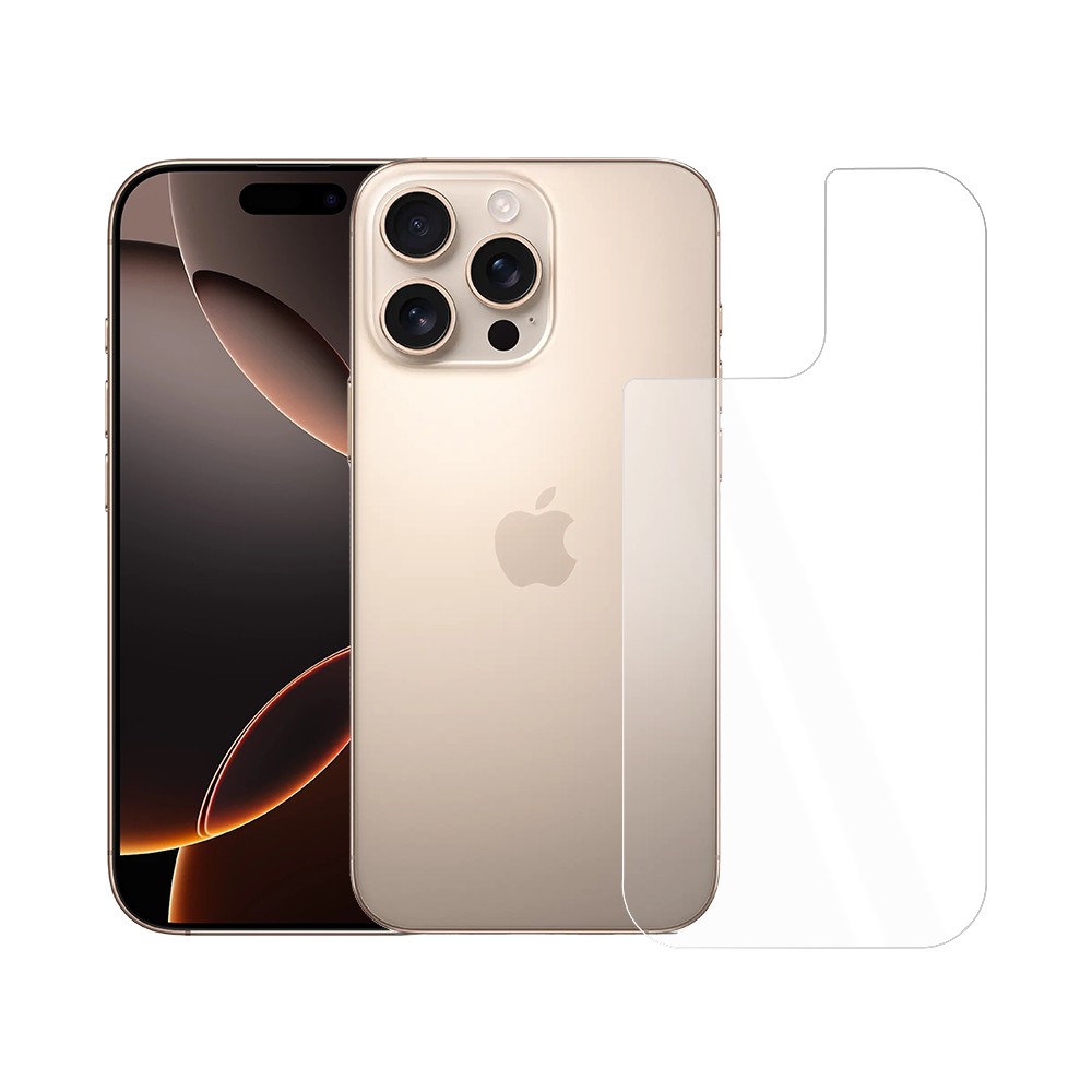 Szkło hartowane 9H wzmacniane na tył obudowy do iPhone 16 Pro Max (4)