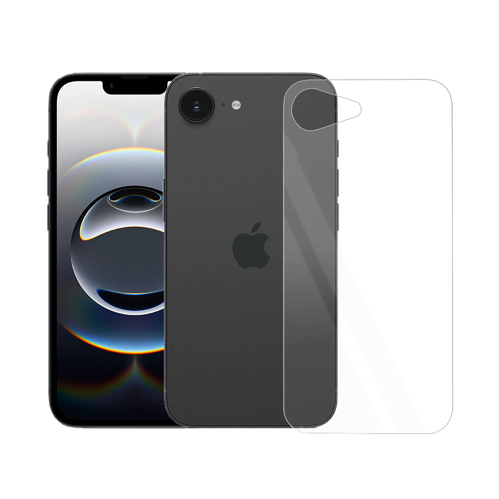 Szkło hartowane 9H wzmacniane na tył obudowy do iPhone 16e (3)