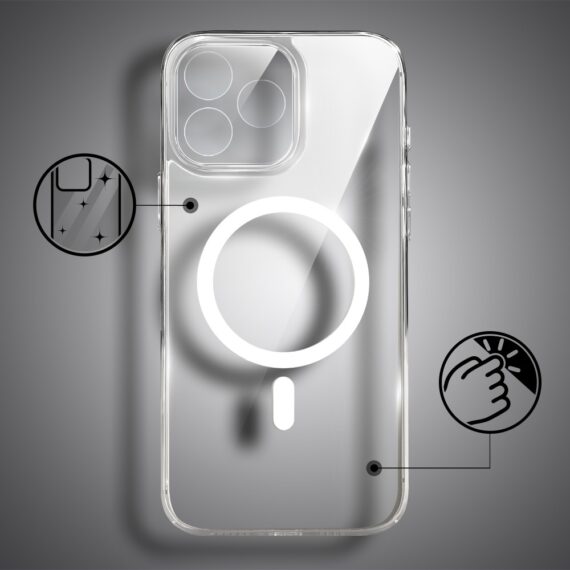 Zestaw_Ibizu Crystal Clear Glass z MagSafe, szklany tył 9H, przeźroczyste+szklo (7)