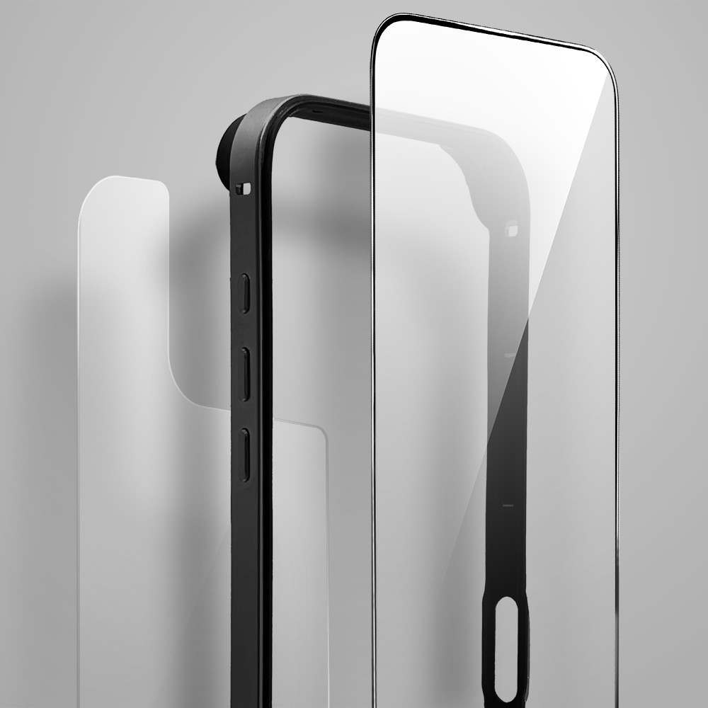 Bumper do iPhone 16 Pro Max, Metal Slim, metalowa ramka ochronna, czarny (8)
