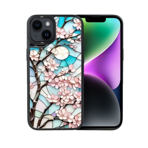 Etui do iPhone 14 IBIZU DropGuard Matt z MagSafe, Barwy Szkła, Księżycowa Wiśnia (6)