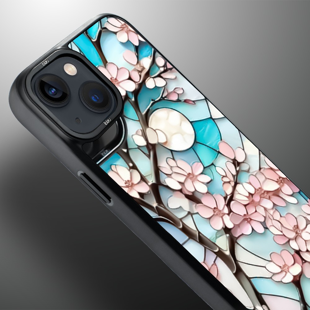 Etui do iPhone 14 IBIZU DropGuard Matt z MagSafe, Barwy Szkła, Księżycowa Wiśnia (8)