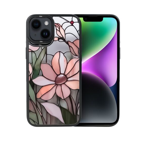 Etui do iPhone 14 IBIZU DropGuard Matt z MagSafe, Barwy Szkła, Różowa magnolia (7)