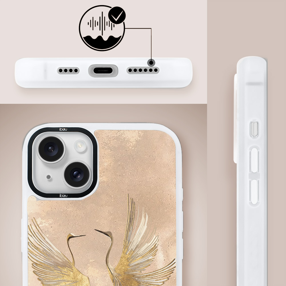Etui-do-iPhone-14-IBIZU-DropGuard-Matt-z-MagSafe-Boho-Złote-żurawie (5)