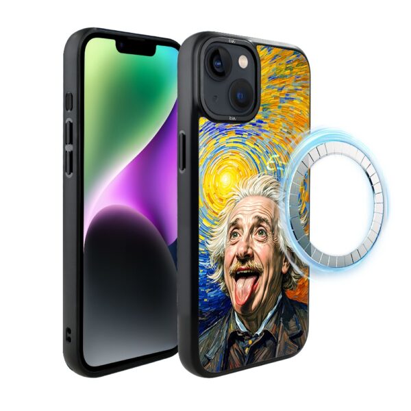 Etui do iPhone 14 IBIZU DropGuard Matt z MagSafe, Einstein