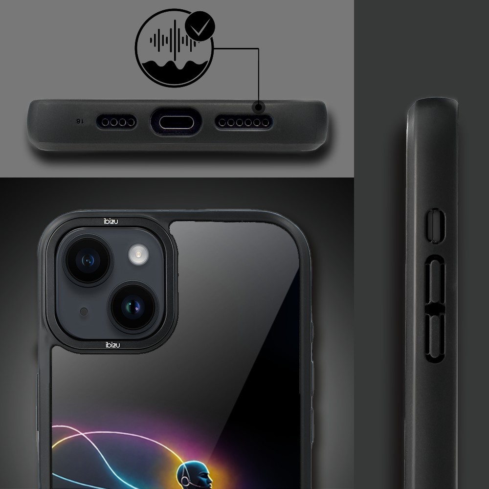 Etui do iPhone 14 IBIZU DropGuard Matt z MagSafe, #ElectroMove, Duch koszykówki (1)