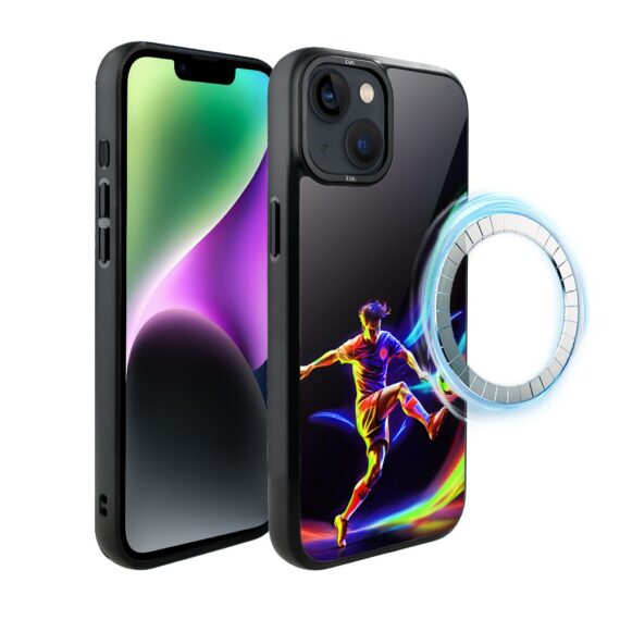 Etui do iPhone 14 IBIZU DropGuard Matt z MagSafe, #ElectroMove, W rytmie piłki nożnej (3)