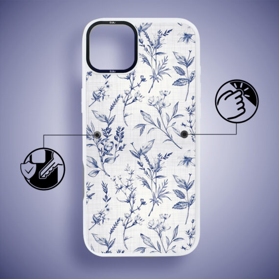 Etui-do-iPhone-14-IBIZU-DropGuard-Matt-z-MagSafe-Pastel-Bloom-Lazurowe-szepty-white (2)