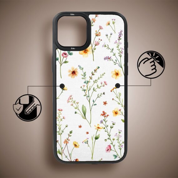 Etui do iPhone 14 IBIZU DropGuard Matt z MagSafe, Pastel Bloom, Letni bukiet (4)