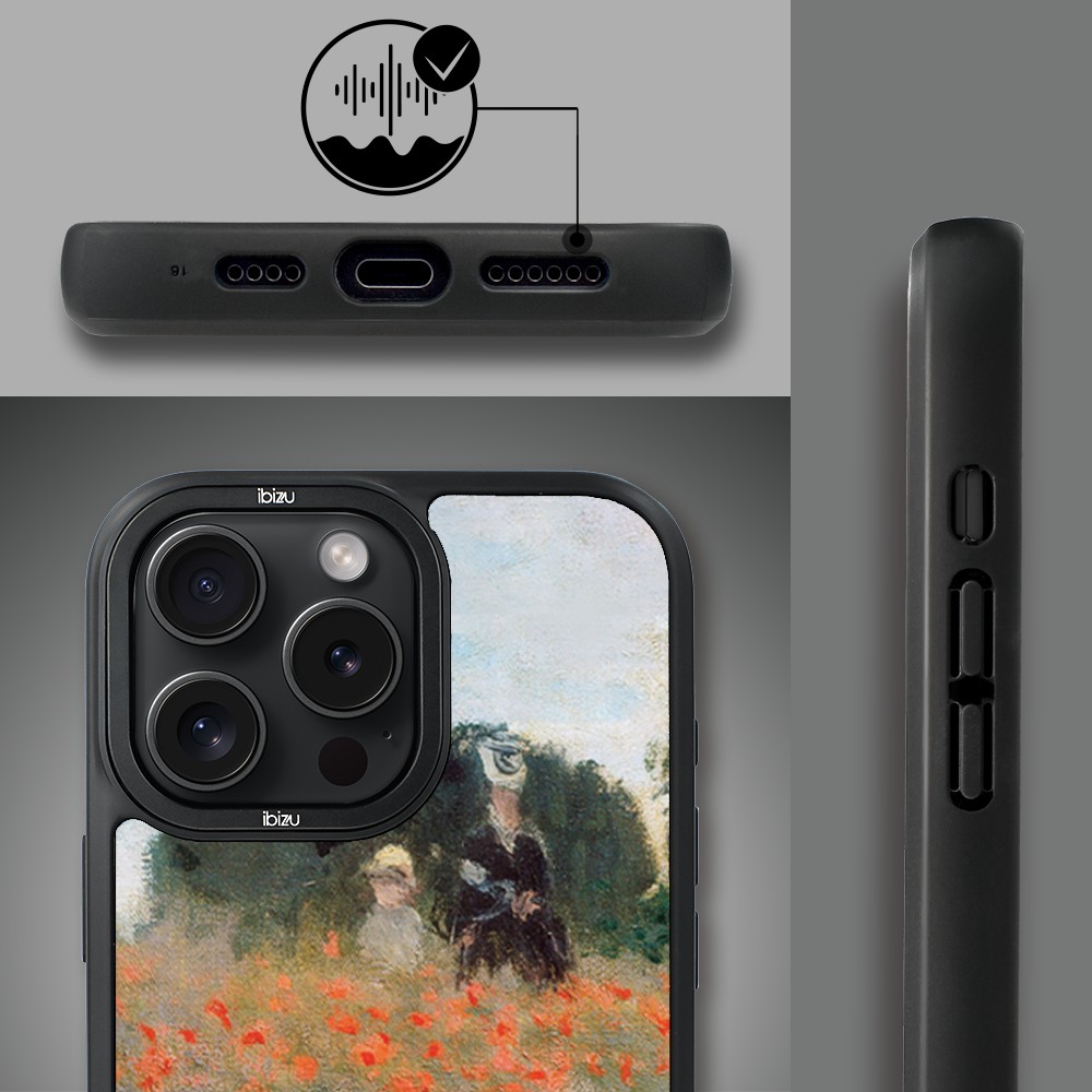 Etui-do-iPhone-14-Pro-IBIZU-DropGuard-Matt-z-MagSafe-Claude-Monet-pole-maków (4)