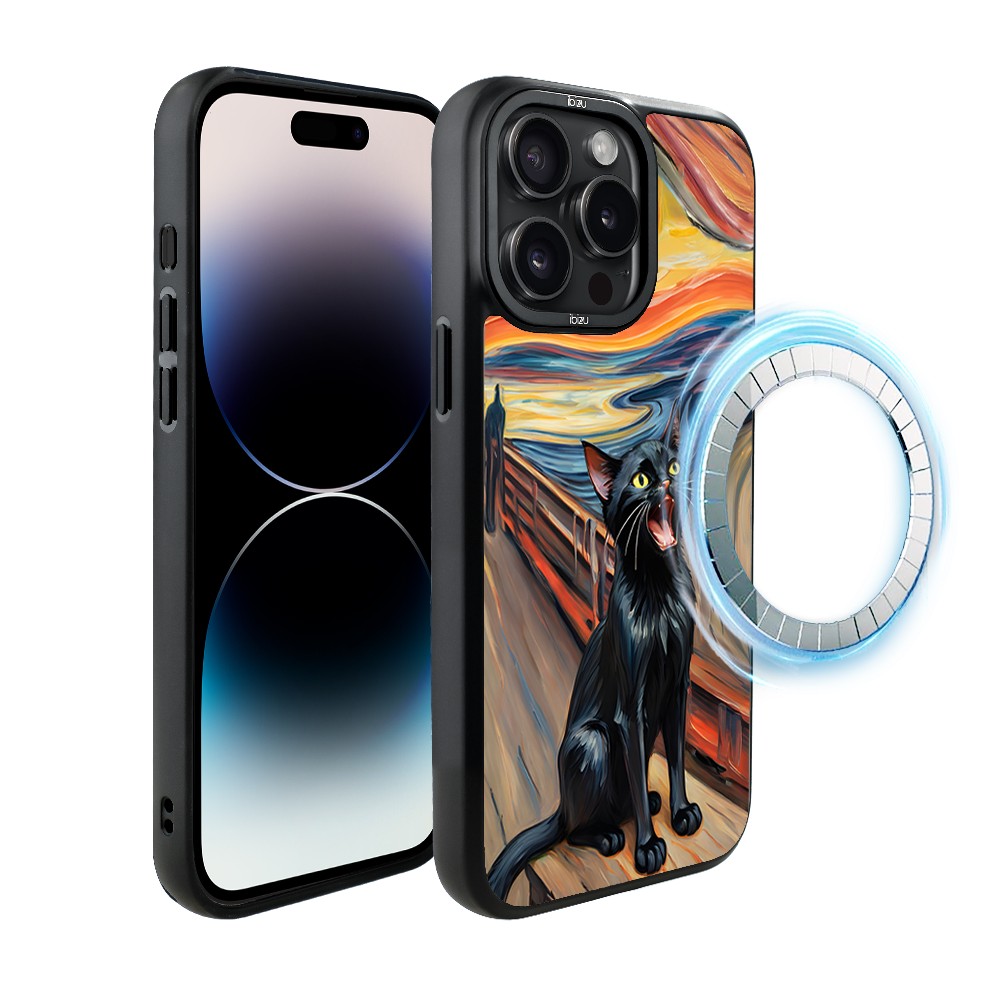 Etui-do-iPhone-14-Pro-IBIZU-DropGuard-Matt-z-MagSafe-Edvard-Munch-krzyk-kota (6)