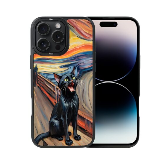 Etui-do-iPhone-14-Pro-IBIZU-DropGuard-Matt-z-MagSafe-Edvard-Munch-krzyk-kota (8)