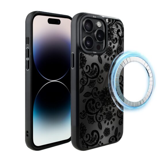 Etui-do-iPhone-14-Pro-IBIZU-DropGuard-Matt-z-MagSafe-Midnight-Koronkowa-czerń (6)