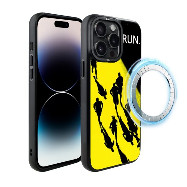 Etui do iPhone 14 Pro Max IBIZU DropGuard Matt z MagSafe, #Move, Bieg Mistrzów