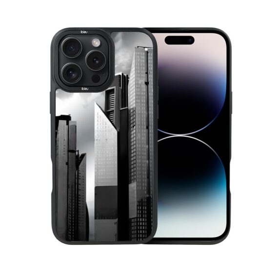 Etui do iPhone 14 Pro IBIZU DropGuard Matt z MagSafe, Noir City, Manhattan (2)