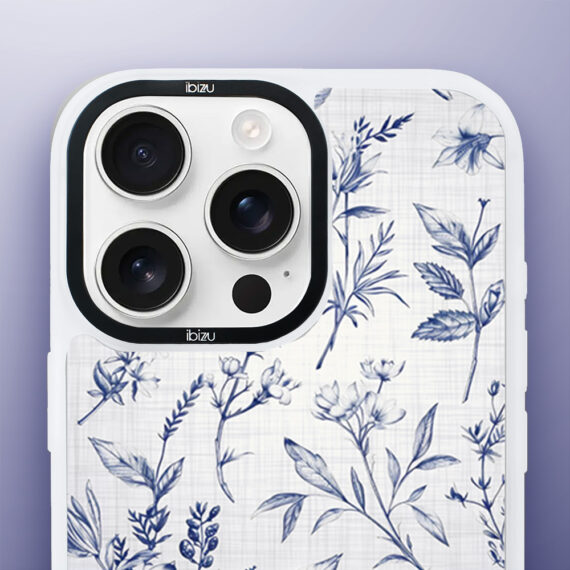 Etui-do-iPhone-14-Pro-IBIZU-DropGuard-Matt-z-MagSafe-Pastel-Bloom-Lazurowe-szepty-white (5)