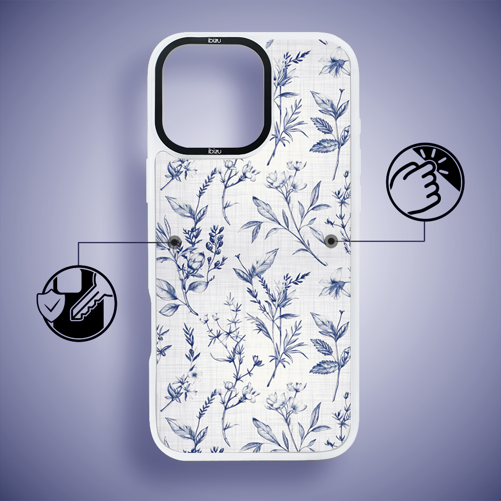 Etui-do-iPhone-14-Pro-IBIZU-DropGuard-Matt-z-MagSafe-Pastel-Bloom-Lazurowe-szepty-white (7)