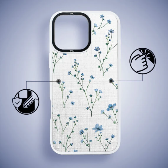 Etui-do-iPhone-14-Pro-IBIZU-DropGuard-Matt-z-MagSafe-Pastel-Bloom-Niebieski-sen-pop3