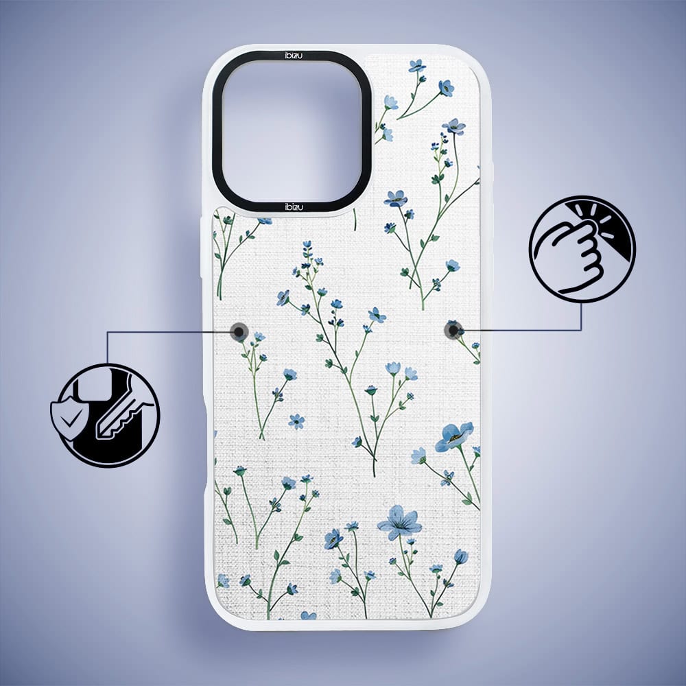 Etui-do-iPhone-14-Pro-IBIZU-DropGuard-Matt-z-MagSafe-Pastel-Bloom-Niebieski-sen-pop3