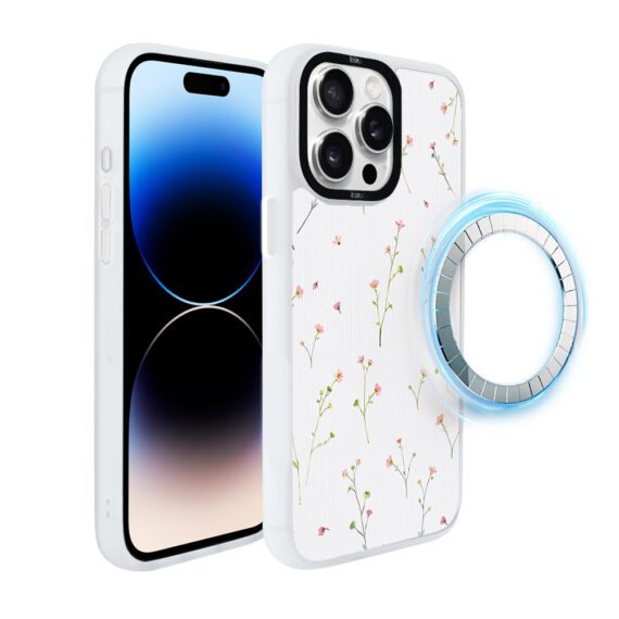 Etui-do-iPhone-14-Pro-IBIZU-DropGuard-Matt-z-MagSafe-Pastel-Bloom-Polna-fantazja-white (6)