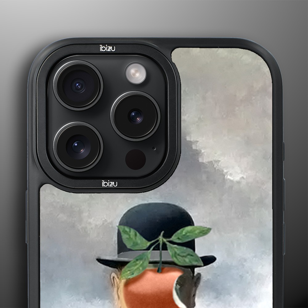 Etui-do-iPhone-14-Pro-IBIZU-DropGuard-Matt-z-MagSafe-Rene-Magritte-syn-człowieczy (5)