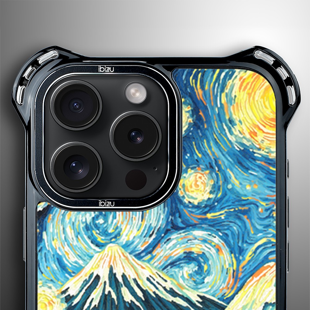 Etui do iPhone 14 Pro, Ibizu DropGuard Ultra z MagSafe, Van Gogh, gwieździsta noc (5)