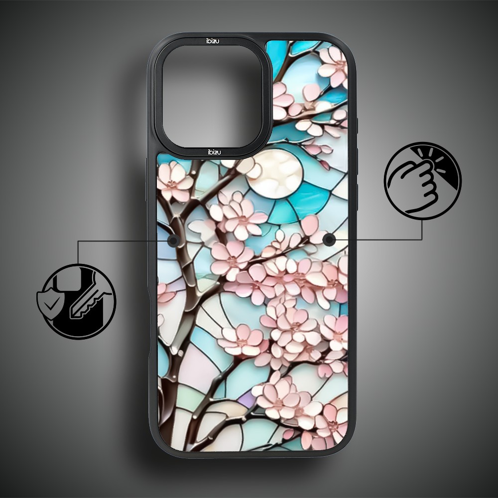 Etui do iPhone 14 Pro Max IBIZU DropGuard Matt z MagSafe, Barwy Szkła, Księżycowa Wiśnia (4)