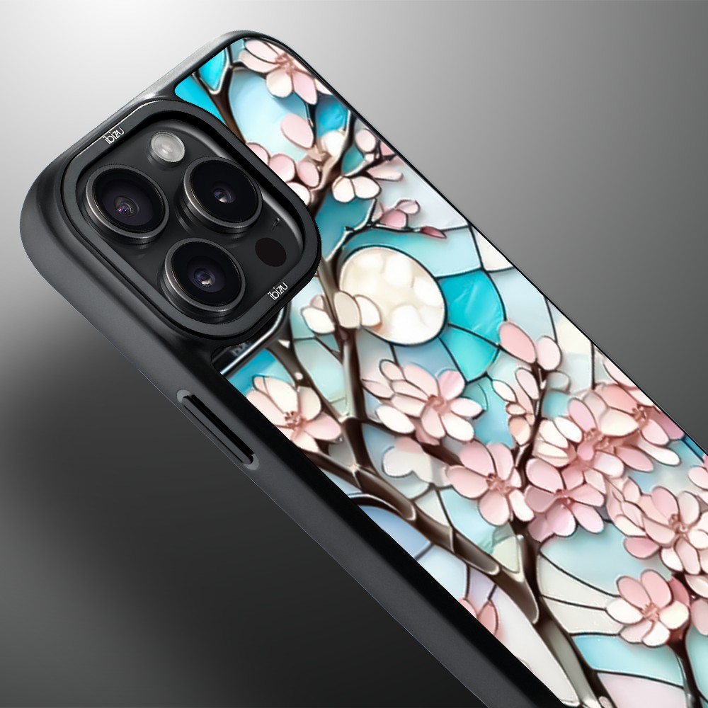 Etui do iPhone 14 Pro Max IBIZU DropGuard Matt z MagSafe, Barwy Szkła, Księżycowa Wiśnia (7)