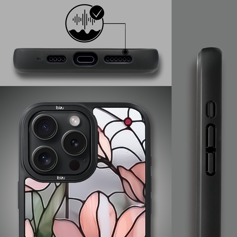 Etui do iPhone 14 Pro Max IBIZU DropGuard Matt z MagSafe, Barwy Szkła, Różowa magnolia (1)